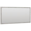 Stella Homewares Bathroom Mirror Concrete Grey 80x1.5x37 cm Engineered Wood