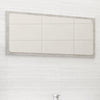 Stella Homewares Bathroom Mirror Concrete Grey 80x1.5x37 cm Engineered Wood