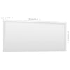 Stella Homewares Bathroom Mirror White 90x1.5x37 cm Engineered Wood