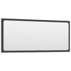 Stella Homewares Bathroom Mirror Grey 90x1.5x37 cm Engineered Wood