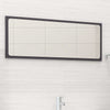 Stella Homewares Bathroom Mirror Grey 90x1.5x37 cm Engineered Wood