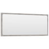 Stella Homewares Bathroom Mirror Concrete Grey 90x1.5x37 cm Engineered Wood