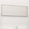 Stella Homewares Bathroom Mirror Concrete Grey 90x1.5x37 cm Engineered Wood