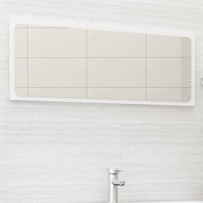 Stella Homewares Bathroom Mirror White 100x1.5x37 cm Engineered Wood