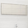 Stella Homewares Bathroom Mirror Concrete Grey 100x1.5x37 cm Engineered Wood