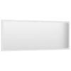 Stella Homewares Bathroom Mirror High Gloss White 100x1.5x37 cm Engineered Wood