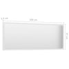Stella Homewares Bathroom Mirror High Gloss White 100x1.5x37 cm Engineered Wood