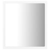 Stella Homewares LED Bathroom Mirror White 40x8.5x37 cm Acrylic