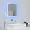 Stella Homewares LED Bathroom Mirror White 40x8.5x37 cm Acrylic