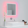 Stella Homewares LED Bathroom Mirror White 40x8.5x37 cm Acrylic