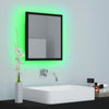 Stella Homewares LED Bathroom Mirror Black 40x8.5x37 cm Acrylic