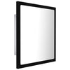 Stella Homewares LED Bathroom Mirror Black 40x8.5x37 cm Acrylic