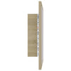 Stella Homewares LED Bathroom Mirror Sonoma Oak 40x8.5x37 cm Acrylic