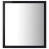 Stella Homewares LED Bathroom Mirror High Gloss Black 40x8.5x37 cm Acrylic