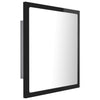 Stella Homewares LED Bathroom Mirror High Gloss Black 40x8.5x37 cm Acrylic