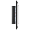Stella Homewares LED Bathroom Mirror High Gloss Black 60x8.5x37 cm Acrylic