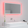Stella Homewares LED Bathroom Mirror White 80x8.5x37 cm Acrylic