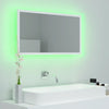 Stella Homewares LED Bathroom Mirror White 80x8.5x37 cm Acrylic