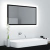Stella Homewares LED Bathroom Mirror Black 80x8.5x37 cm Acrylic