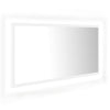 Stella Homewares LED Bathroom Mirror White 90x8.5x37 cm Acrylic