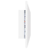 Stella Homewares LED Bathroom Mirror White 90x8.5x37 cm Acrylic