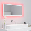 Stella Homewares LED Bathroom Mirror White 90x8.5x37 cm Acrylic