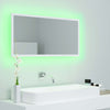 Stella Homewares LED Bathroom Mirror White 90x8.5x37 cm Acrylic