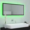 Stella Homewares LED Bathroom Mirror Black 100x8.5x37 cm Acrylic