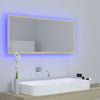 Stella Homewares LED Bathroom Mirror Sonoma Oak 100x8.5x37 cm Acrylic