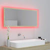 Stella Homewares LED Bathroom Mirror Sonoma Oak 100x8.5x37 cm Acrylic