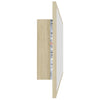 Stella Homewares LED Bathroom Mirror Sonoma Oak 100x8.5x37 cm Acrylic