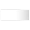 Stella Homewares LED Bathroom Mirror High Gloss White 100x8.5x37 cm Acrylic