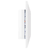 Stella Homewares LED Bathroom Mirror High Gloss White 100x8.5x37 cm Acrylic