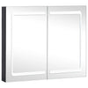 Stella Homewares LED Bathroom Mirror Cabinet 80x12.2x68 cm