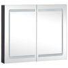 Stella Homewares LED Bathroom Mirror Cabinet 80x12.2x68 cm