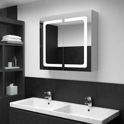Stella Homewares LED Bathroom Mirror Cabinet 80x12.2x68 cm