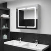 Stella Homewares LED Bathroom Mirror Cabinet 80x12.2x68 cm