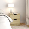 Stella Homewares Bedside Cabinet Sonoma Oak 40x40x50 cm Engineered Wood