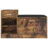 Stella Homewares Shoe Bench Smoked Oak 94.5x31x57 cm Engineered Wood