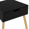 Stella Homewares Bedside Cabinets 2 pcs Black 40x40x56 cm Engineered Wood
