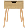 Stella Homewares Bedside Cabinet Sonoma Oak 40x40x56 cm Engineered Wood