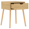 Stella Homewares Bedside Cabinet Sonoma Oak 40x40x56 cm Engineered Wood