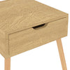 Stella Homewares Bedside Cabinet Sonoma Oak 40x40x56 cm Engineered Wood