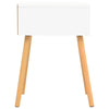 Stella Homewares Bedside Cabinets 2 pcs White & Sonoma Oak 40x40x56 cm Engineered Wood