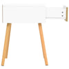 Stella Homewares Bedside Cabinets 2 pcs White & Sonoma Oak 40x40x56 cm Engineered Wood