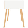 Stella Homewares Bedside Cabinet High Gloss White 40x40x56 cm Engineered Wood