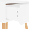 Stella Homewares Bedside Cabinet High Gloss White 40x40x56 cm Engineered Wood