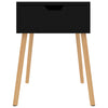 Stella Homewares Bedside Cabinets 2 pcs High Gloss Black 40x40x56 cm Engineered Wood