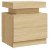 Stella Homewares Bedside Cabinet Sonoma Oak 45x35x52 cm Engineered Wood