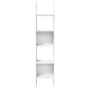 Stella Homewares Book Cabinet White 40x35x180 cm Engineered Wood